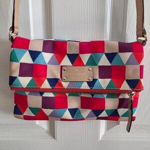 Kate Spade Colorful Pueblo Tile Geometric Crossbody Purse